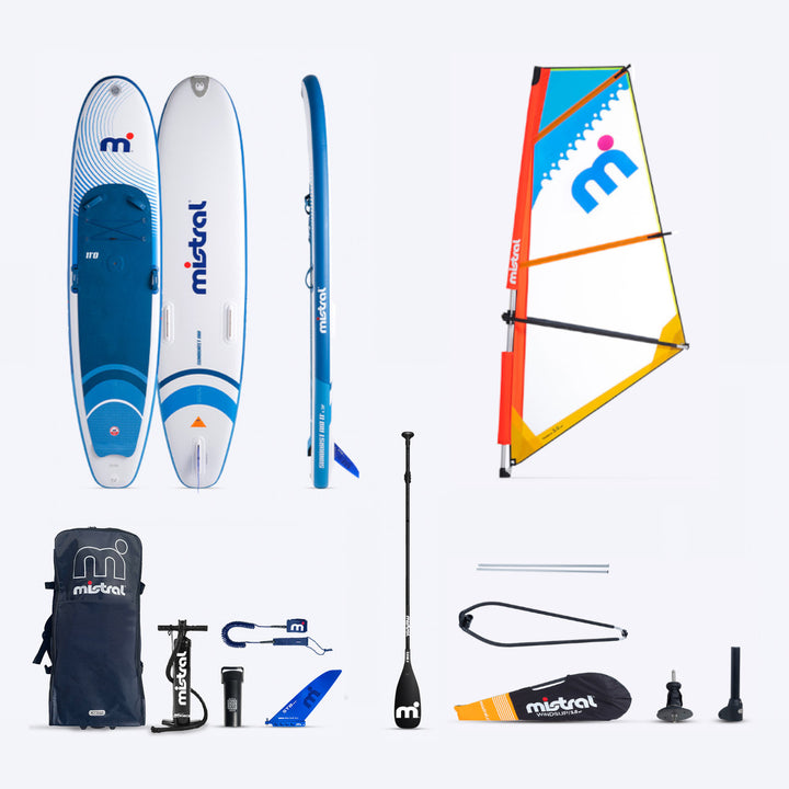 Mistral windsup Sunburst Air 11.0 + 3m2 purjepaketti