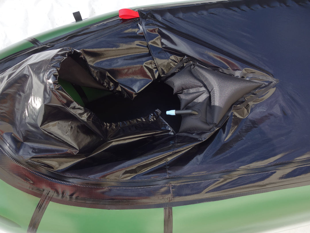 Packraft Adventure Army Green Pitkille Matkoille