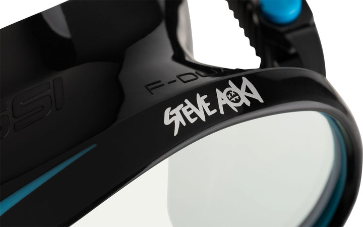 Cressi x  Steve Aoki HiroQuest snorkkelisetti, Limited Edition Black/Turquise