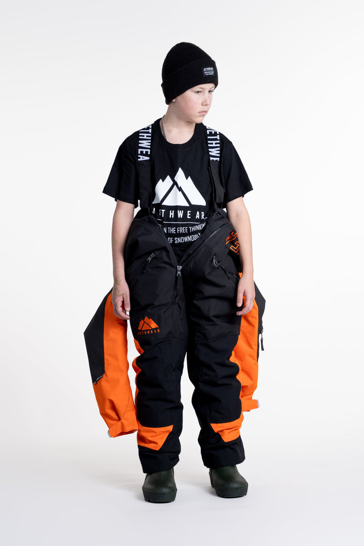 Odin & Olivia - Youth - Black/Orange