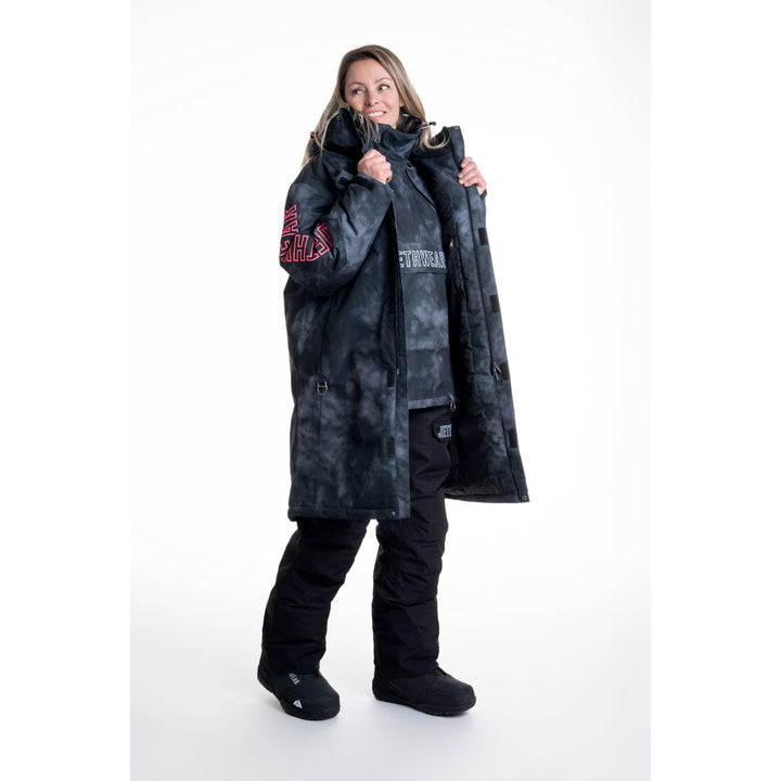 PIT COAT Lämmittelytakki - Dark tiedye