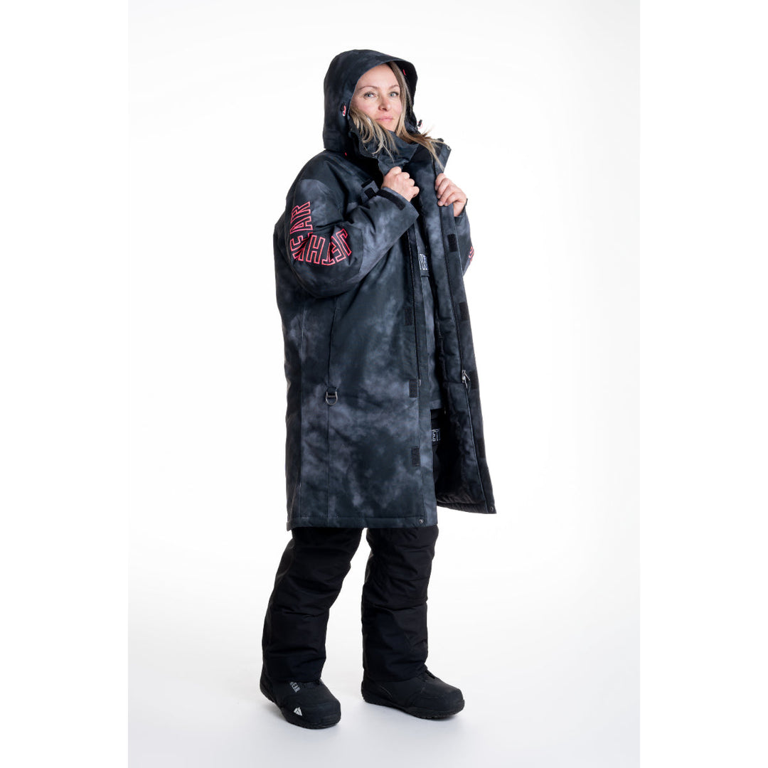 PIT COAT Lämmittelytakki - Dark tiedye