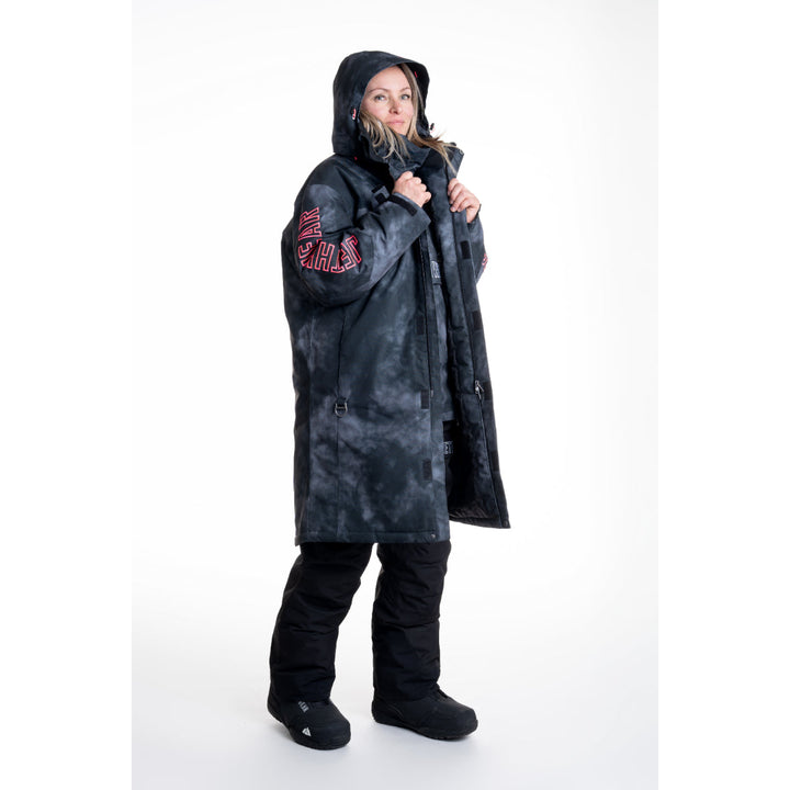 PIT COAT Lämmittelytakki - Dark tiedye