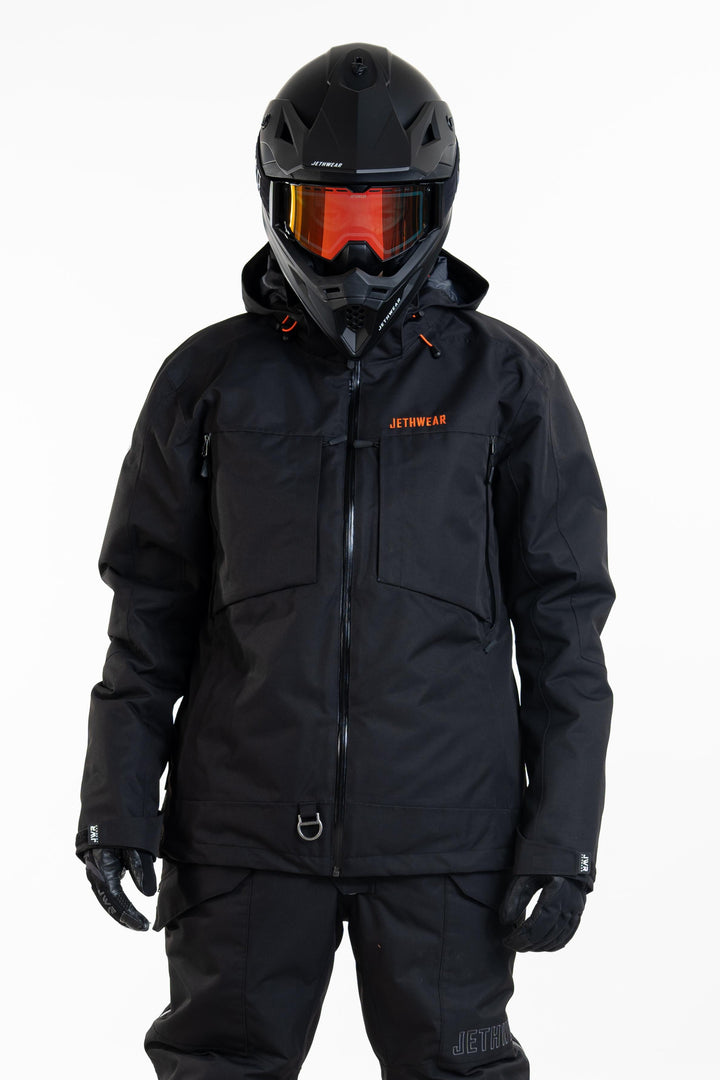Venture Jacket - Black/Orange - SAFE (kelluttava)