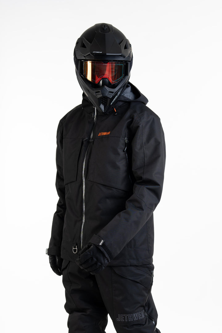 Venture Jacket - Black/Orange - SAFE (kelluttava)