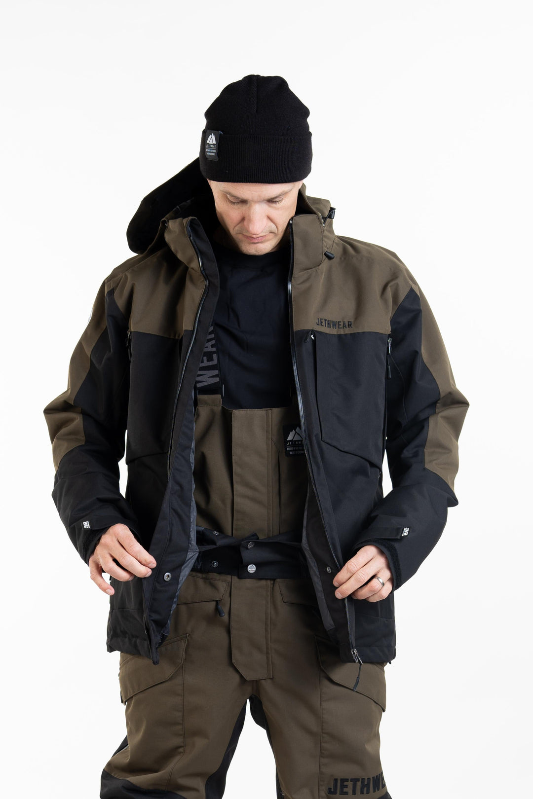 Venture Jacket - Black/Olive - SAFE (kelluttava)