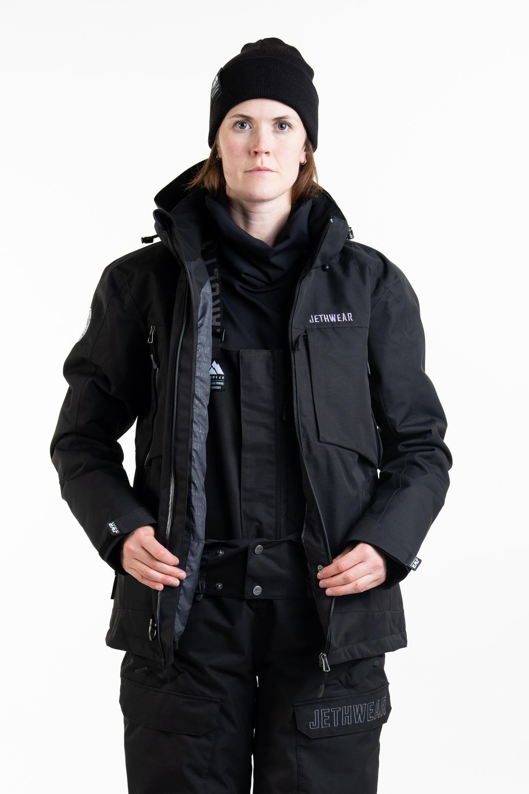 Venture Jacket - Black/Purple - SAFE (kelluttava)
