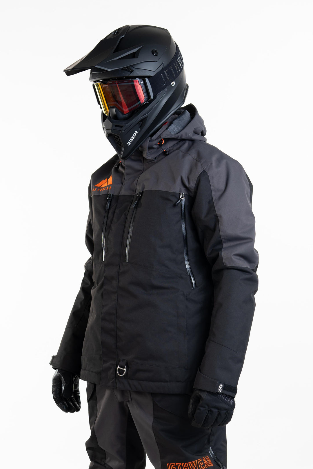 Adapt Jacket - Black/Iron/Orange, 3-in-1 yhdistelmätakki
