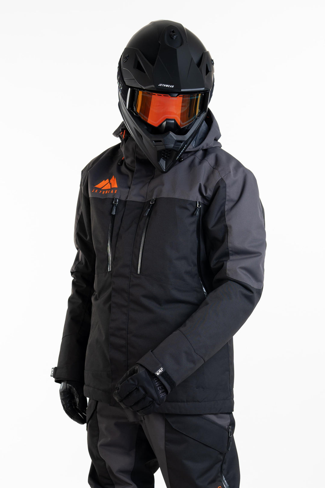 Adapt Jacket - Black/Iron/Orange, 3-in-1 yhdistelmätakki