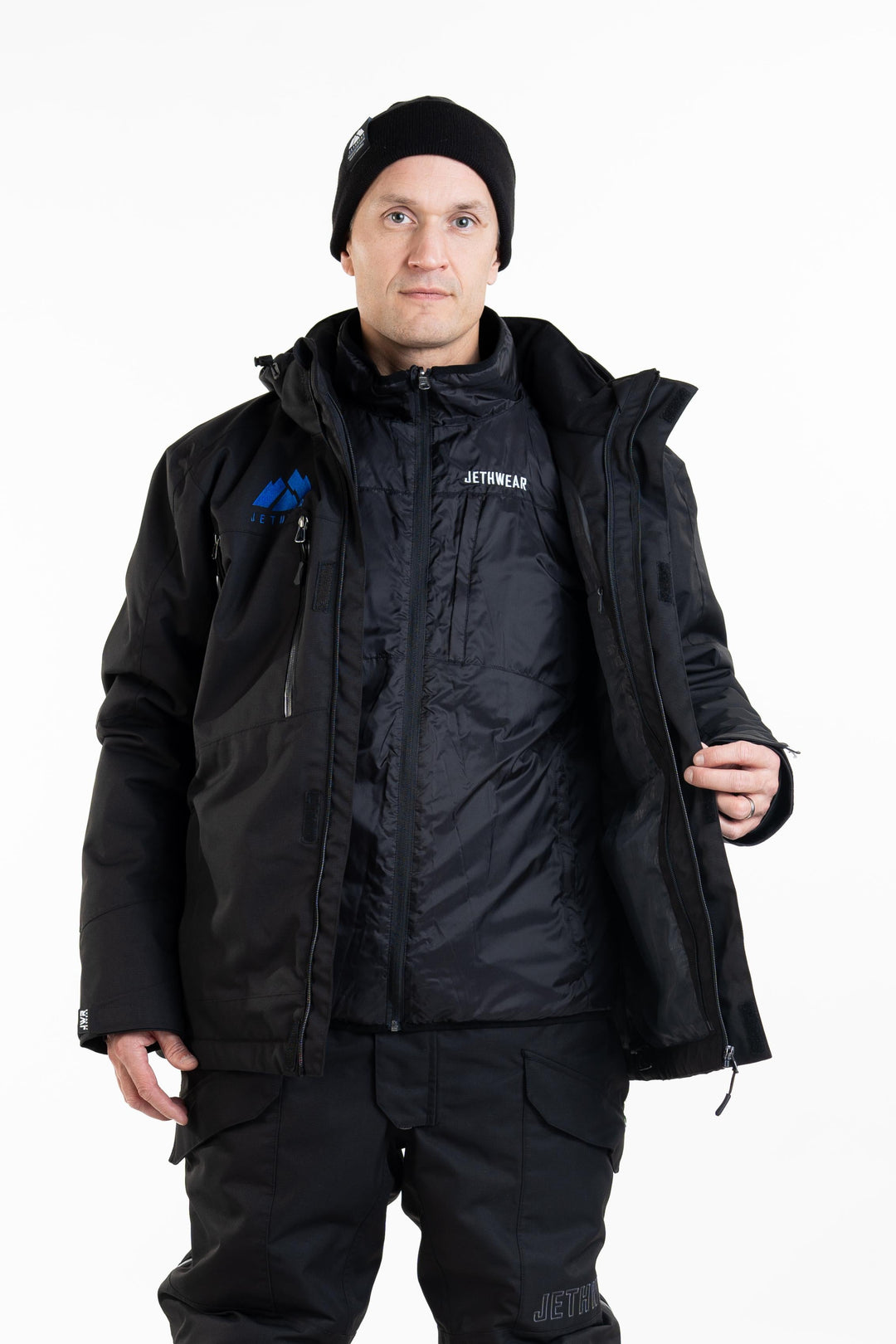Adapt Jacket - Black/Cobalt, 3-in-1 yhdistelmätakki