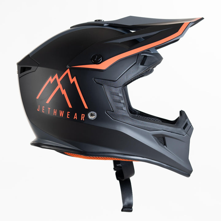 Force Helmet - Black/Grey/Orange