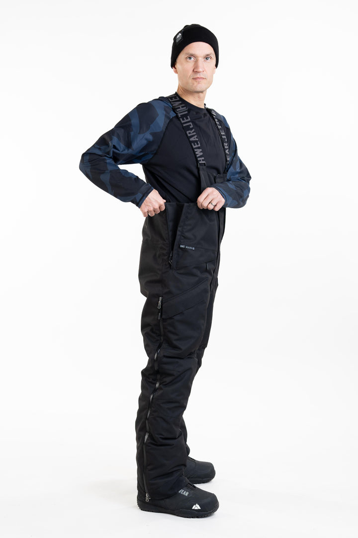 M's Treeline Bib Pant - Black - 150g vuori