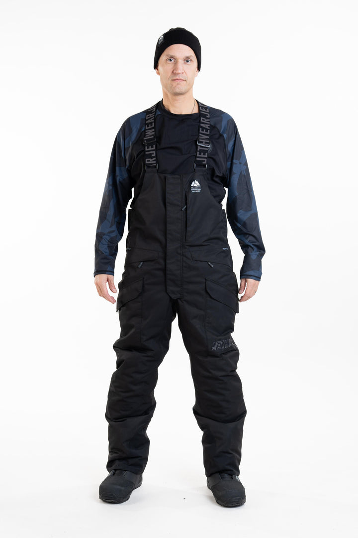 M's Treeline Bib Pant - Black - 150g vuori