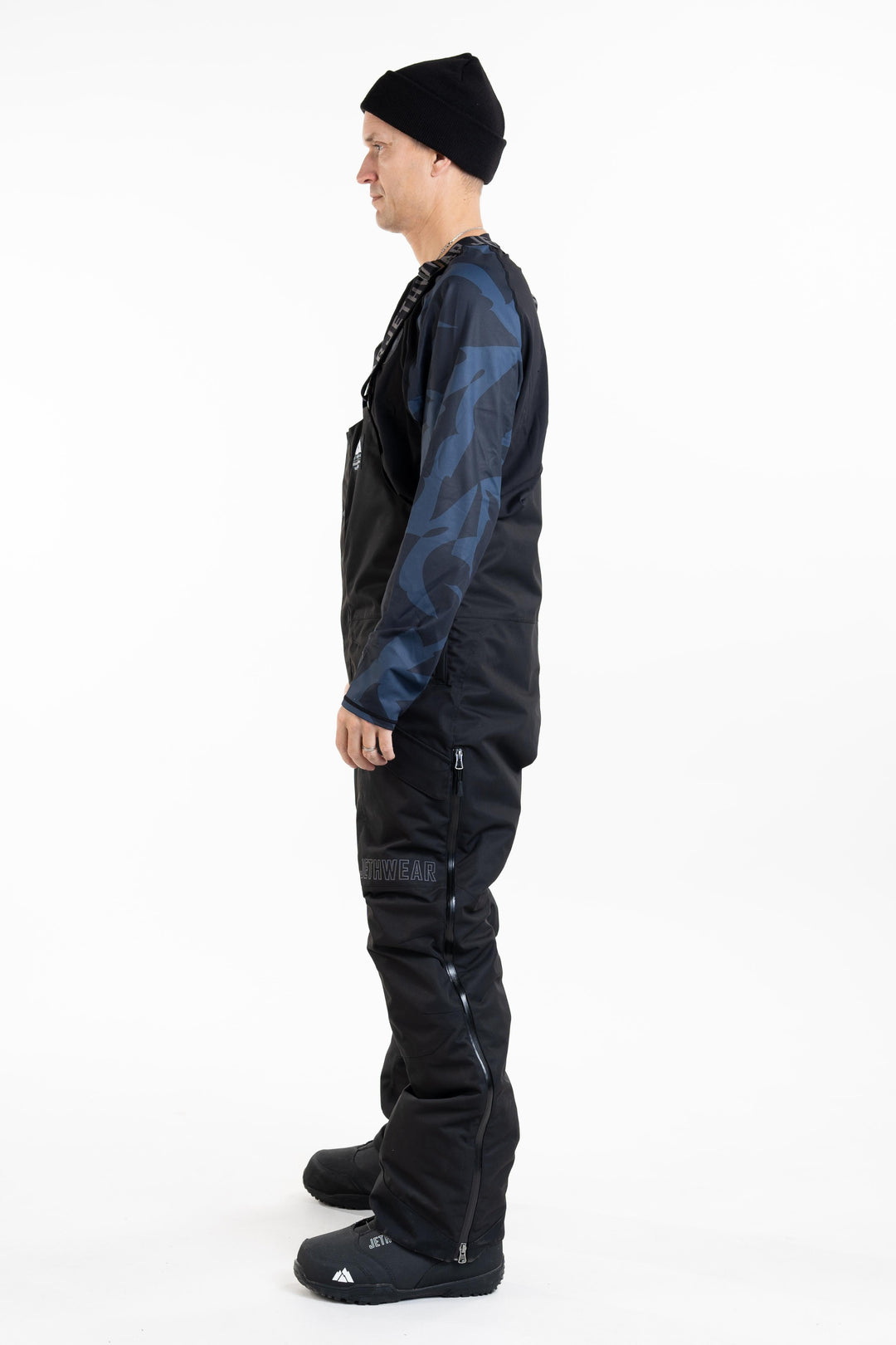 M's Treeline Bib Pant - Black - Kuori