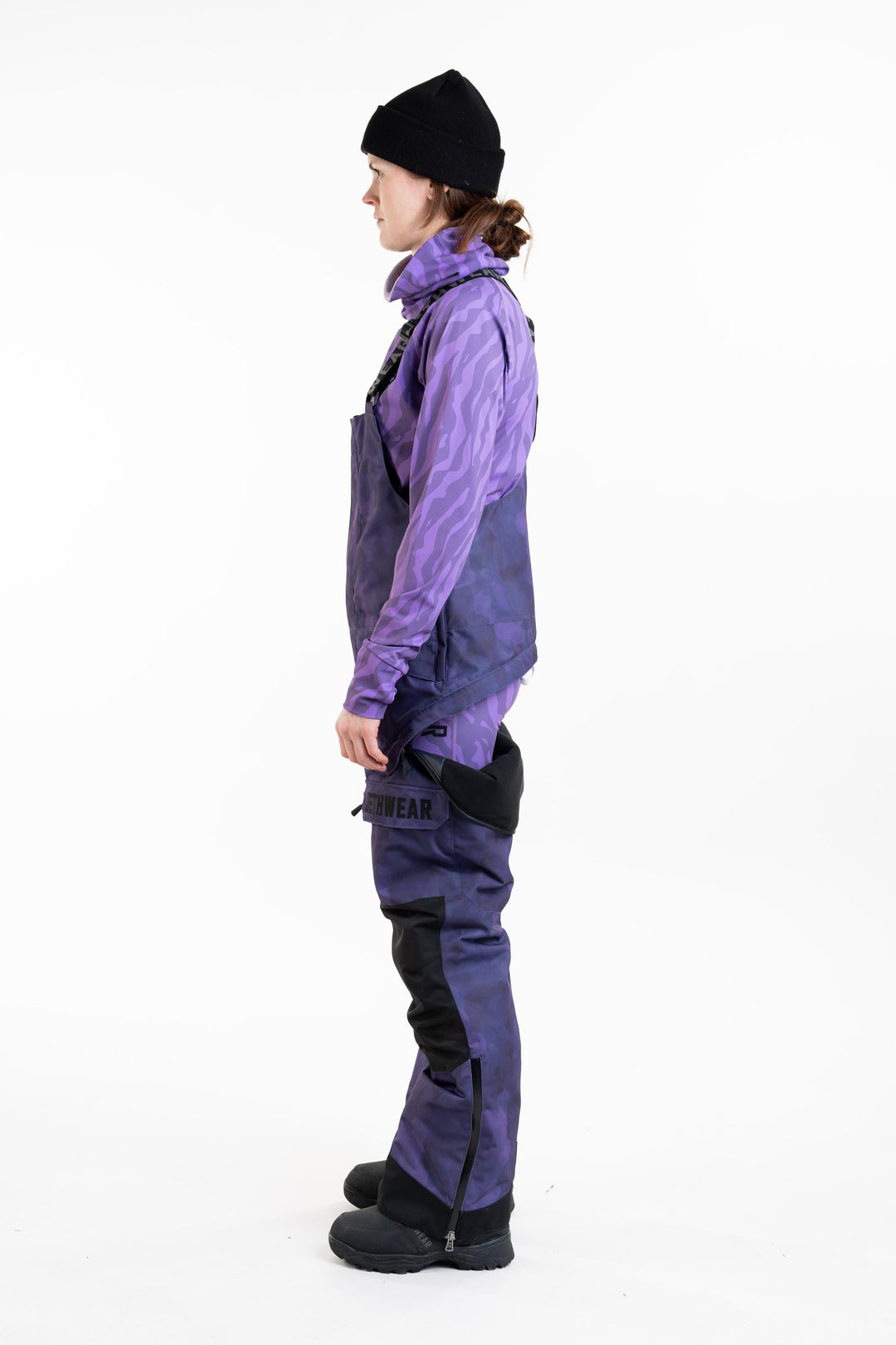 W's Treeline Bib Pant - Purple TieDye - 60g vuori