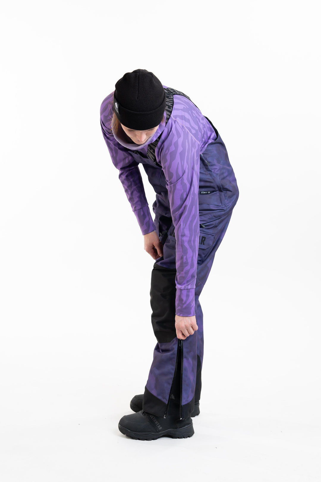 W's Treeline Bib Pant - Purple TieDye - 60g vuori