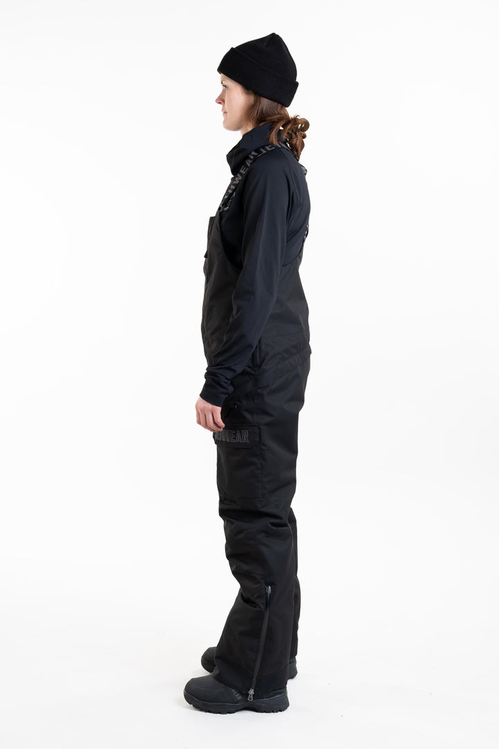 W's Treeline Bib Pant - Black - 60g vuori