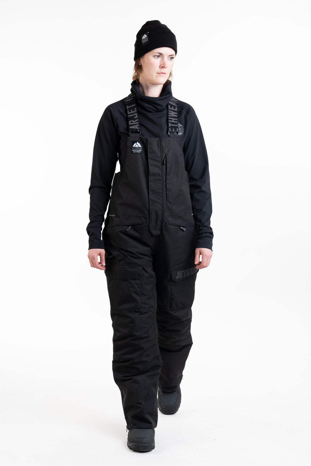 W's Treeline Bib Pant - Black - 60g vuori