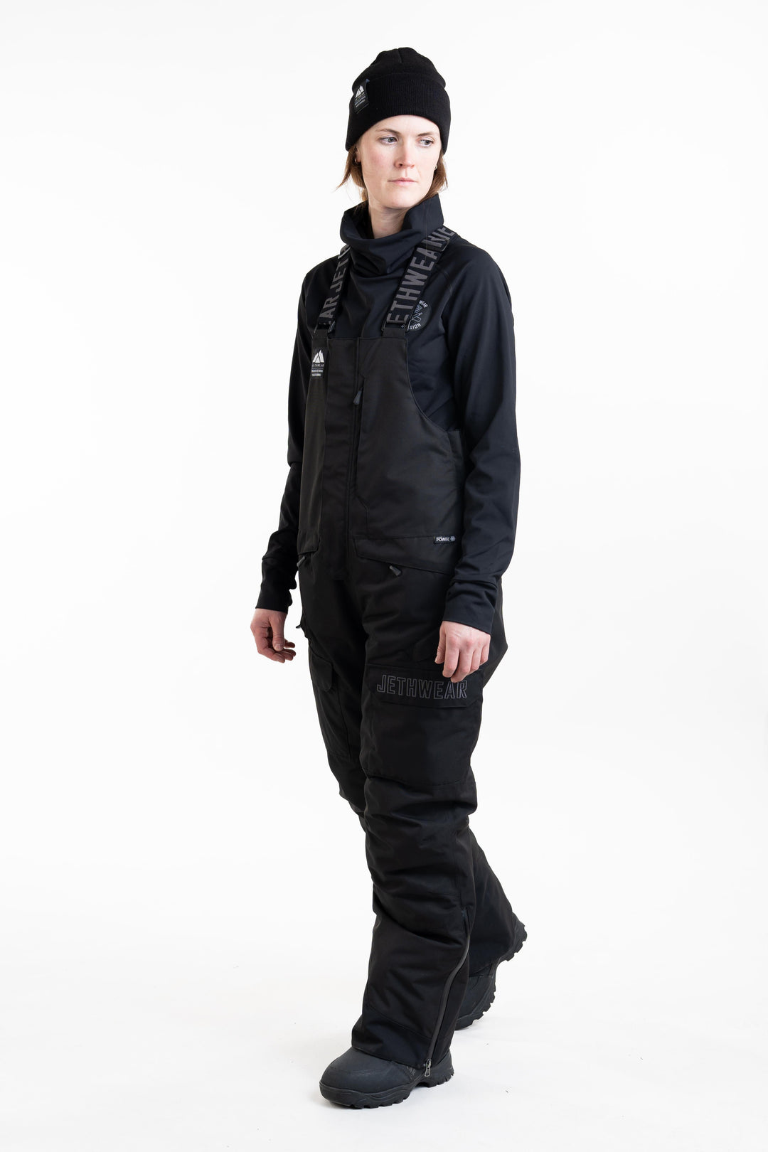 W's Treeline Bib Pant - Black - 60g vuori