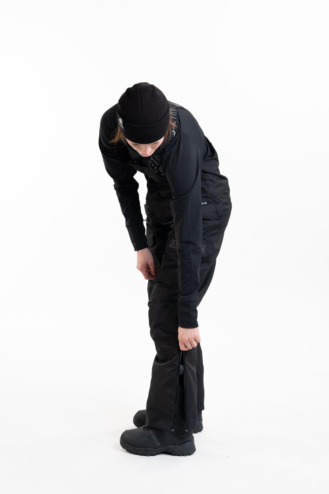 W's Treeline Bib Pant - Black - SAFE (kelluttava)