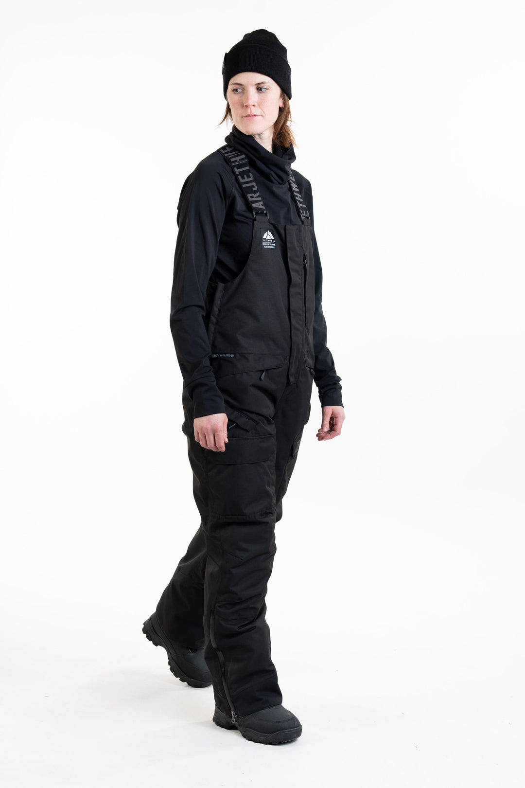 W's Treeline Bib Pant - Black - SAFE (kelluttava)