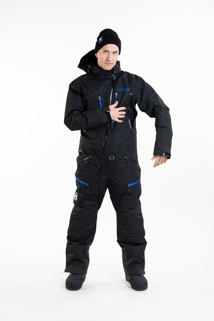 M's Venture Suit - Black/Cobalt - SAFE (kelluttava)