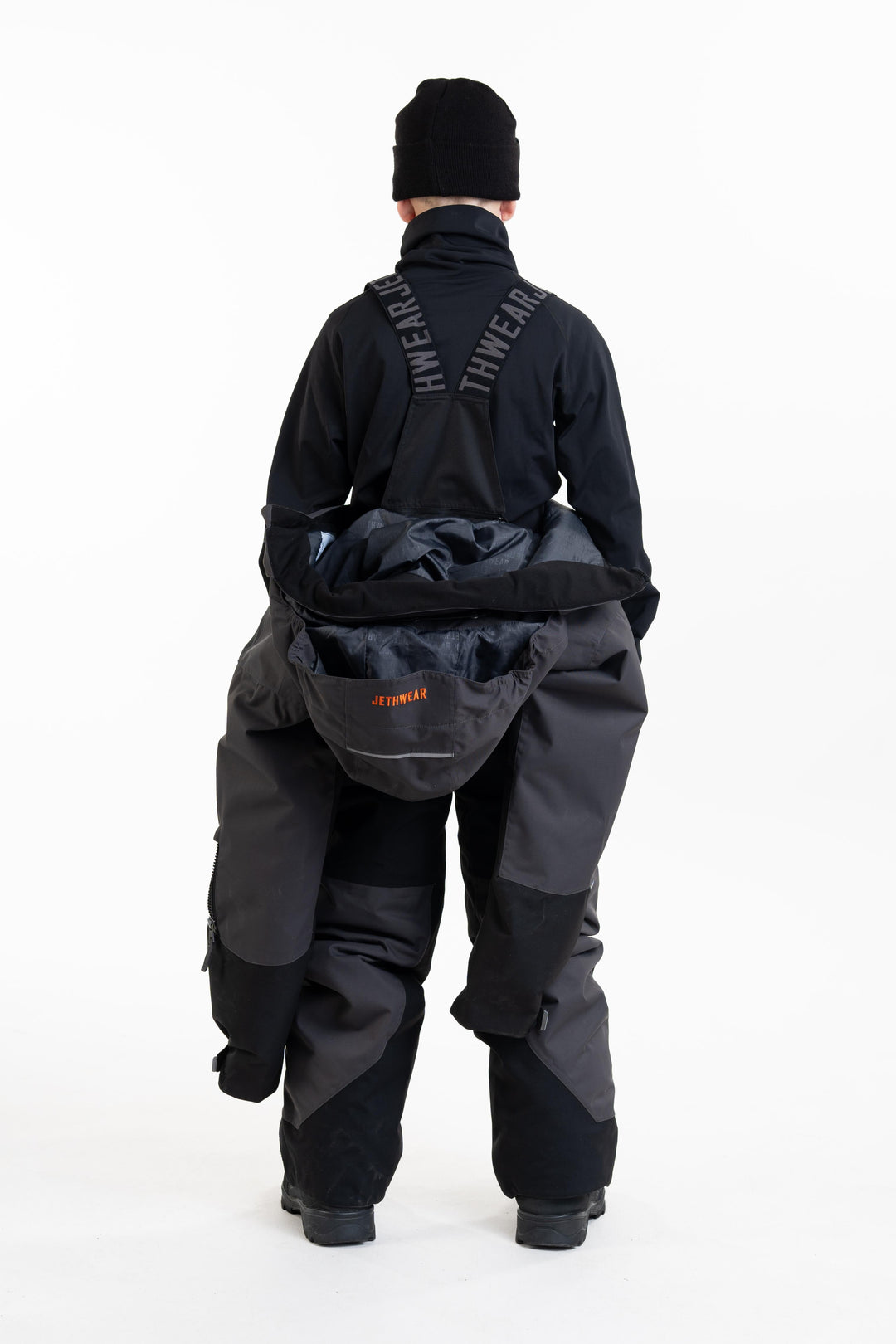 Odin & Olivia - Kids - Black/Iron/Orange - SAFE (kelluttava)