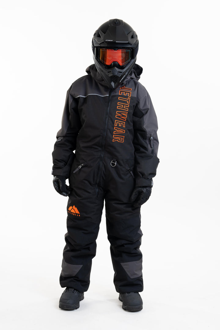 Odin & Olivia - Youth - Black/Iron/Orange - SAFE (kelluttava)