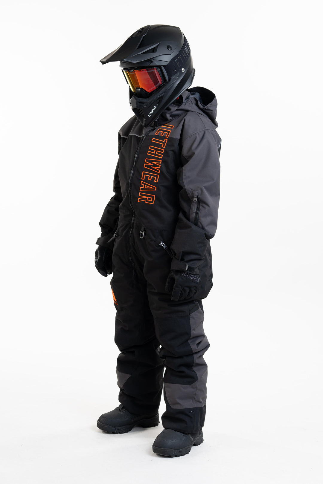 Odin & Olivia - Youth - Black/Iron/Orange - SAFE (kelluttava)