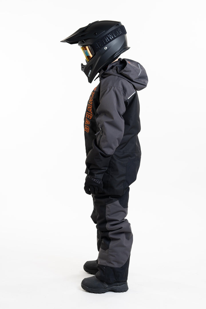 Odin & Olivia - Youth - Black/Iron/Orange - SAFE (kelluttava)