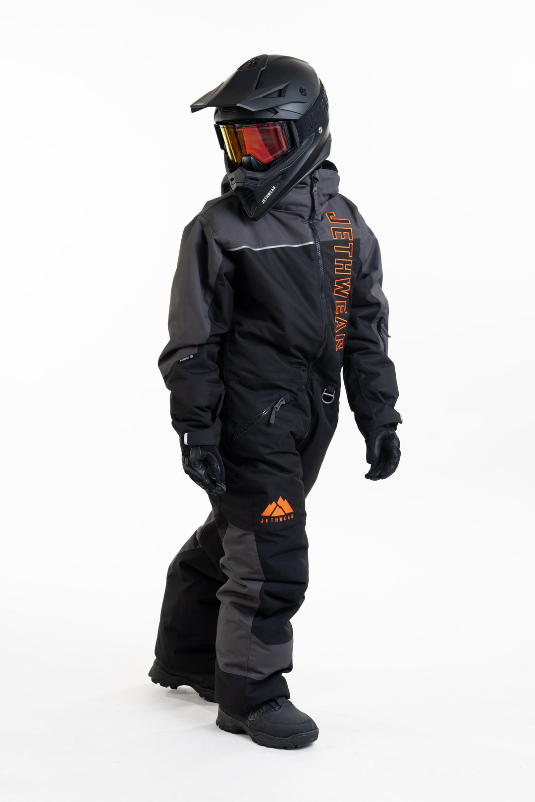 Odin & Olivia - Kids - Black/Iron/Orange - SAFE (kelluttava)