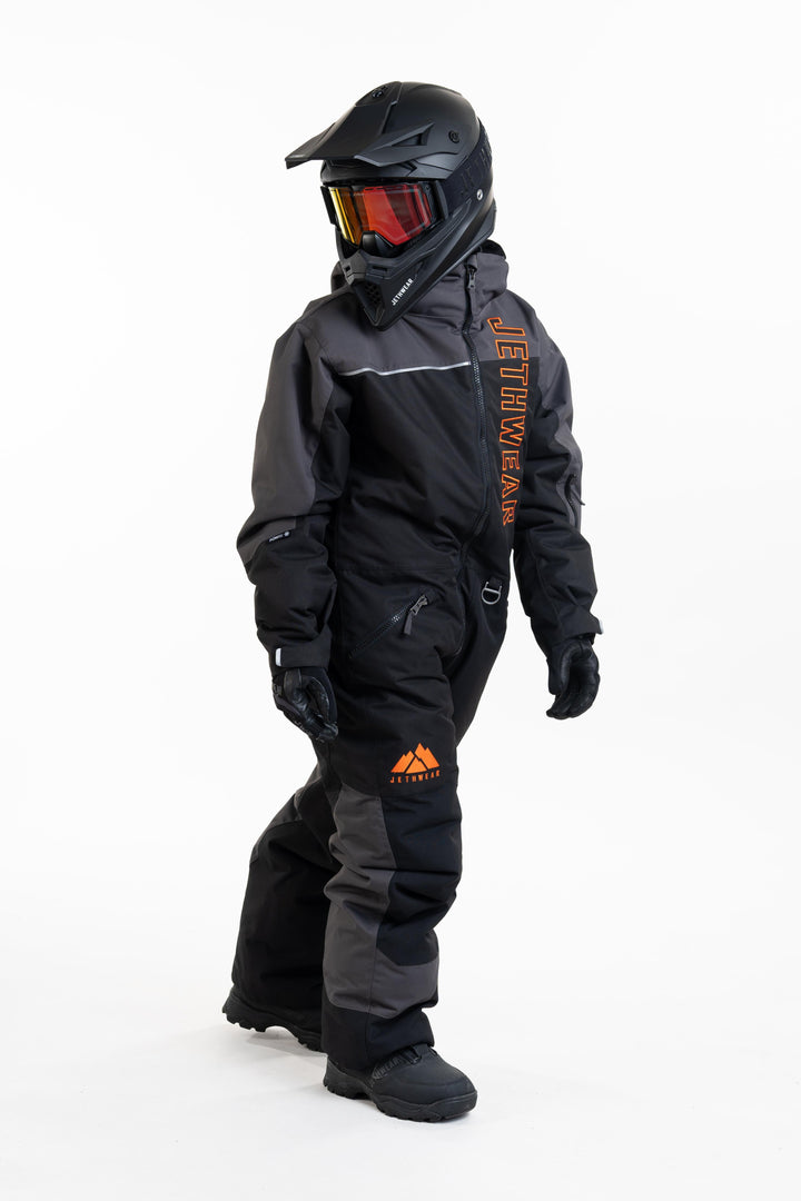 Odin & Olivia - Kids - Black/Iron/Orange - SAFE (kelluttava)