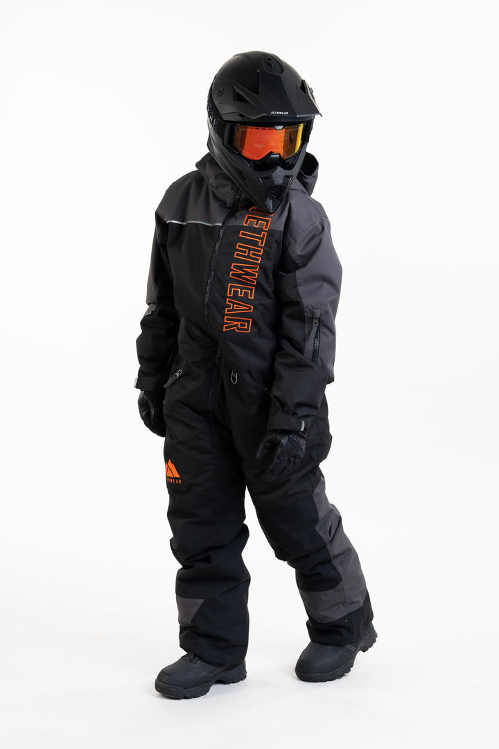 Odin & Olivia - Youth - Black/Iron/Orange - SAFE (kelluttava)