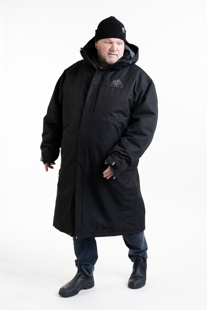 PIT COAT lämmittelytakki - Black/Grey