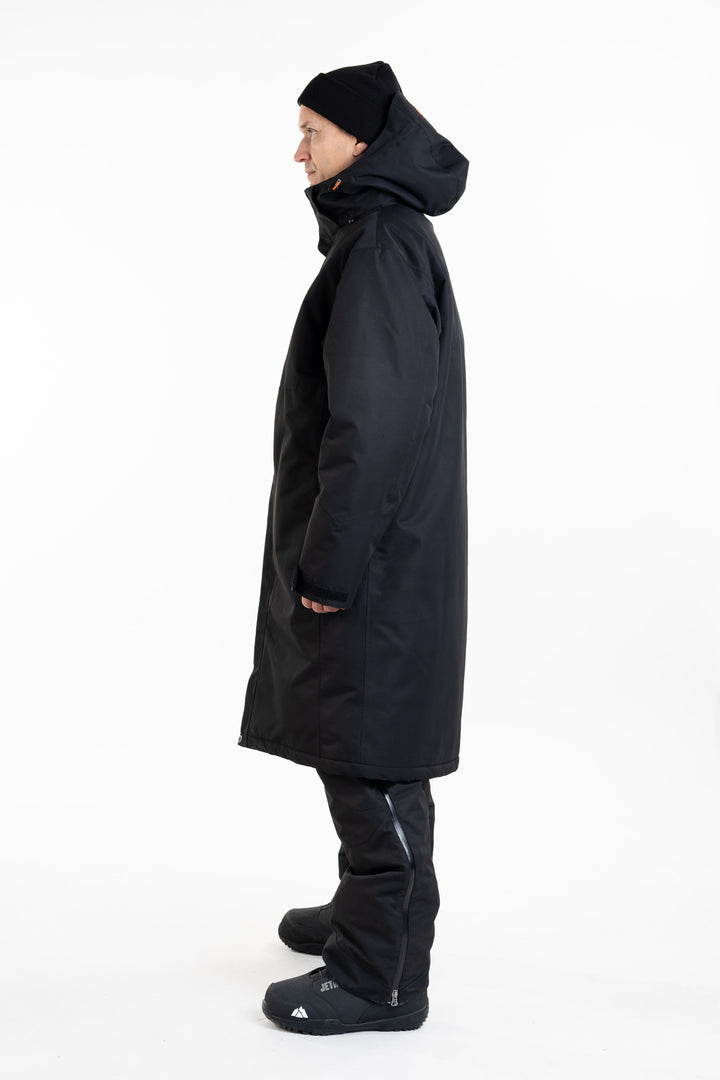 PIT COAT Lämmittelytakki - Black/Orange