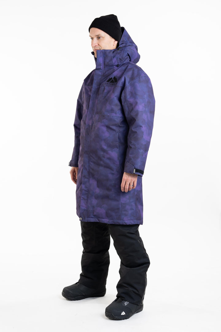 PIT COAT Lämmittelytakki - Purple TieDye