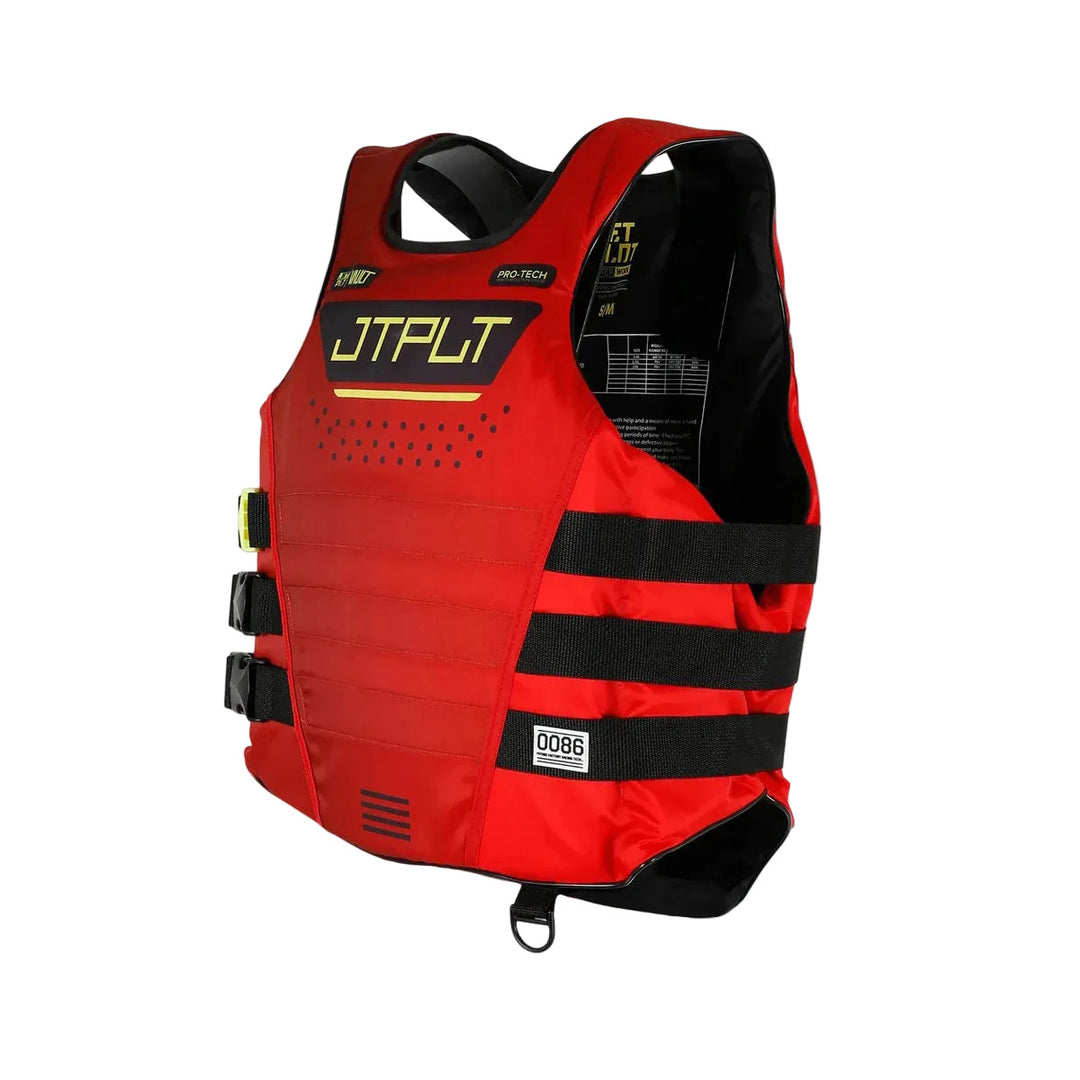 Jetpilot RX Vault Protech nylon Red jettiliivi selkäpanssarilla