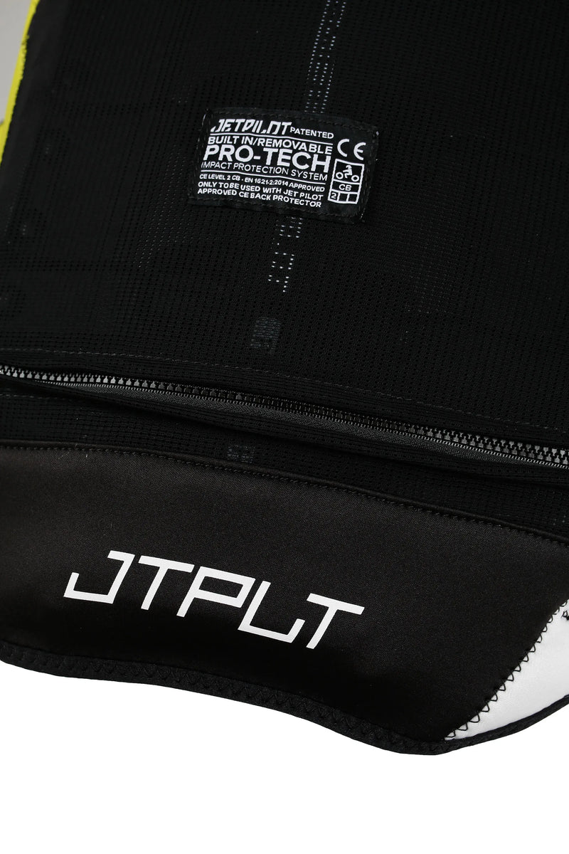 Jetpilot RX Vault Protech Yellow jettiliivi selkäpanssarilla
