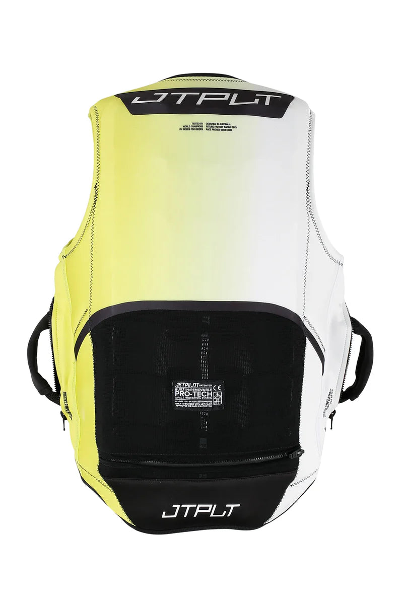 Jetpilot RX Vault Protech Yellow jettiliivi selkäpanssarilla