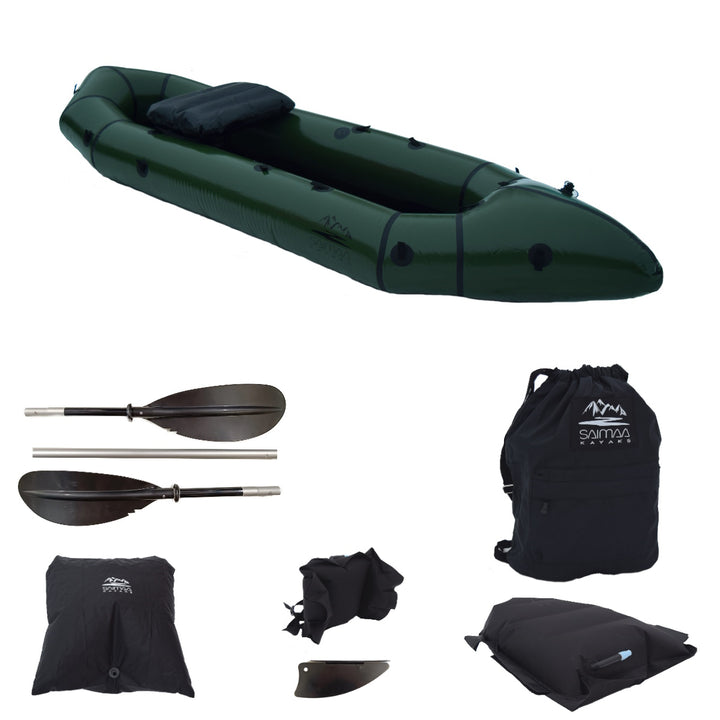 Packraft Fisher Twin Kalastukseen