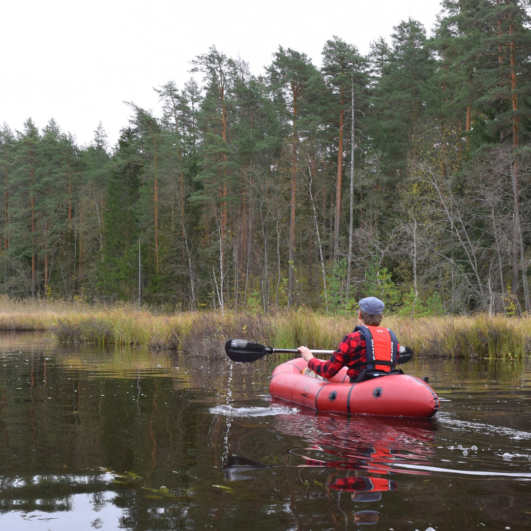 Packraft Trek Viininpunainen Yleismalli