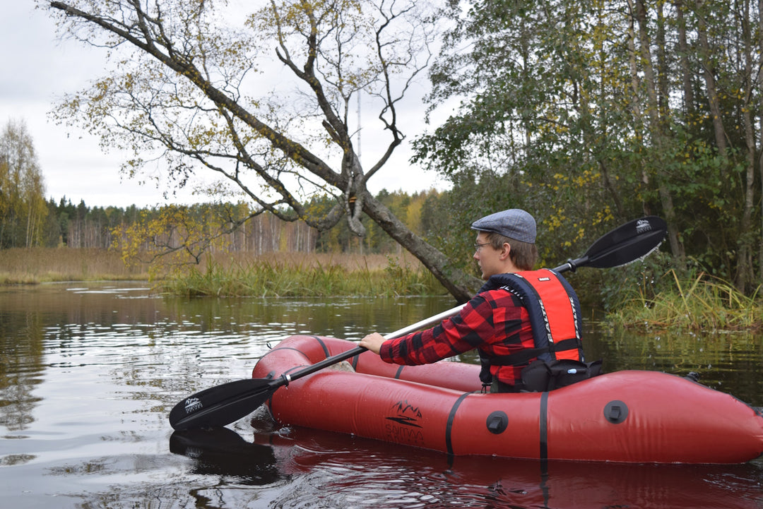 Packraft Trek Viininpunainen Yleismalli