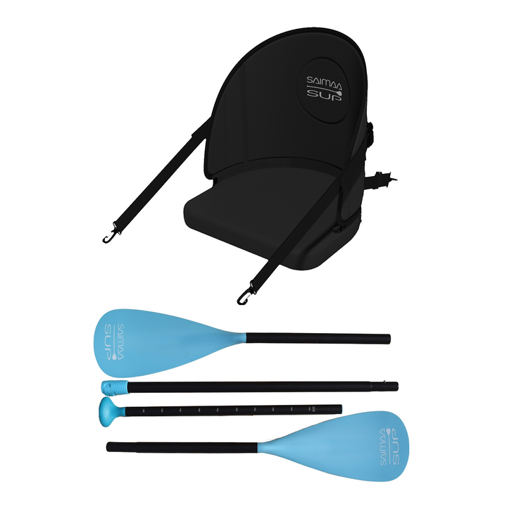 Kanoottipaketti SUP-lautaan (kajakkimela + istuin)