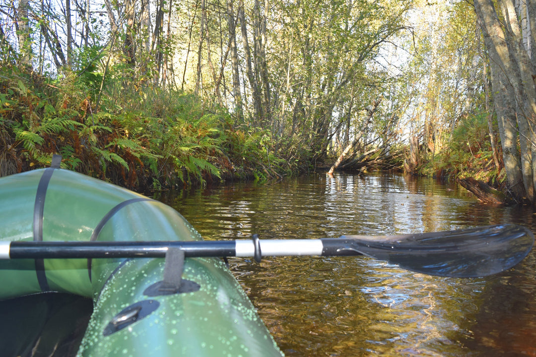 Packraft Fisher Twin Kalastukseen