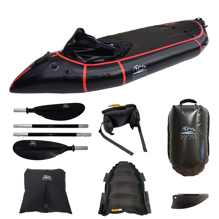Packraft Adventure Musta Pitkille Matkoille (275x88cm)