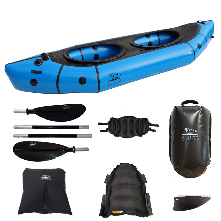 Packraft Adventure Twin Sininen Kaksikko (320 x 99cm) 2025