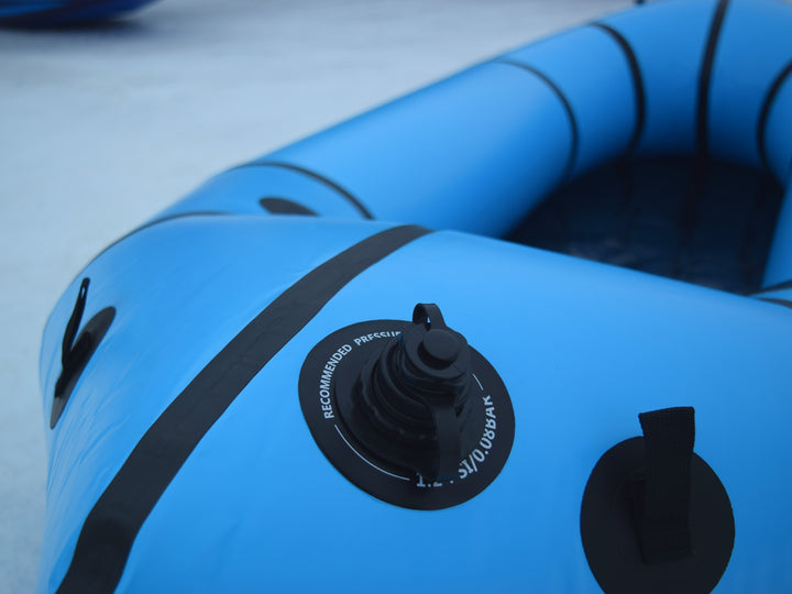 Packraft reppulautta Feather Sininen kevyesti kannettava